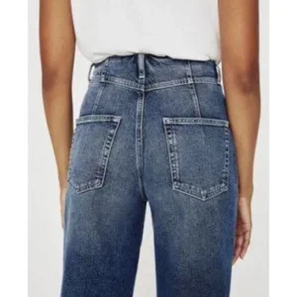 AG -✨FINAL PRICE-NWT- darted. “Aven” high-rise, relaxed, straight jeans. Contour - Picture 4 of 10